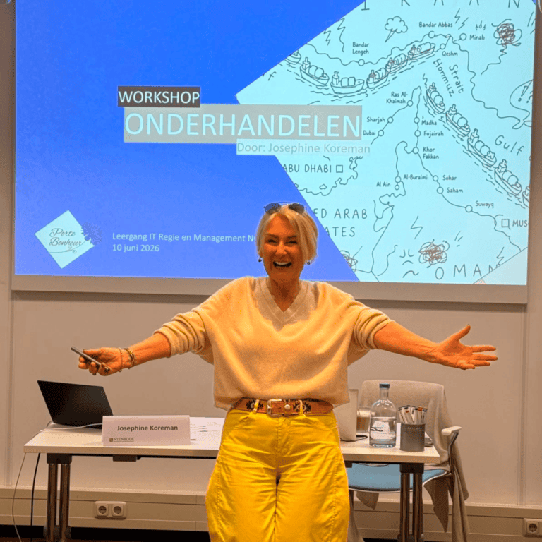 Workshop: Neem (jij) de lead aan de onderhandelingstafel